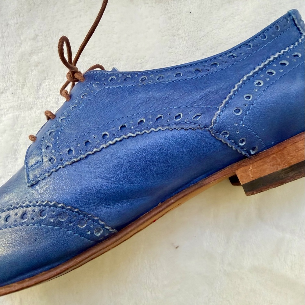 L’artigiano Sorrentino Blue Size 40
US 9 Oxford Shoes Leather Lace Up Classic - Picture 16 of 16
